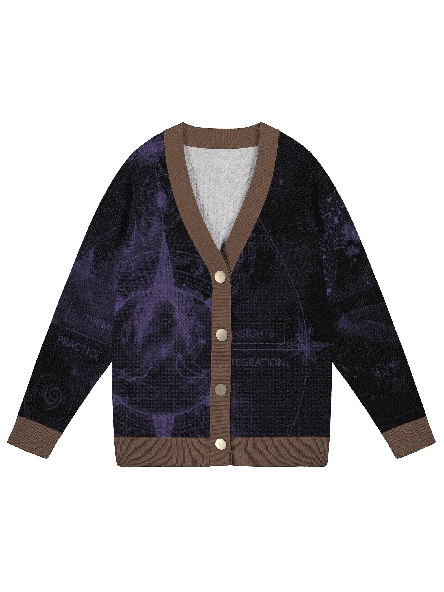 Knitted Cardigan Pattern Layout product image (4)