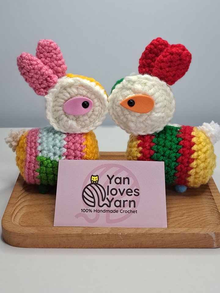 鉤針編織 PDF 圖解 — 傳統中式玉兔燈籠 Crochet Pattern in PDF - Traditional Chinese Bunny Lantern product image (1)