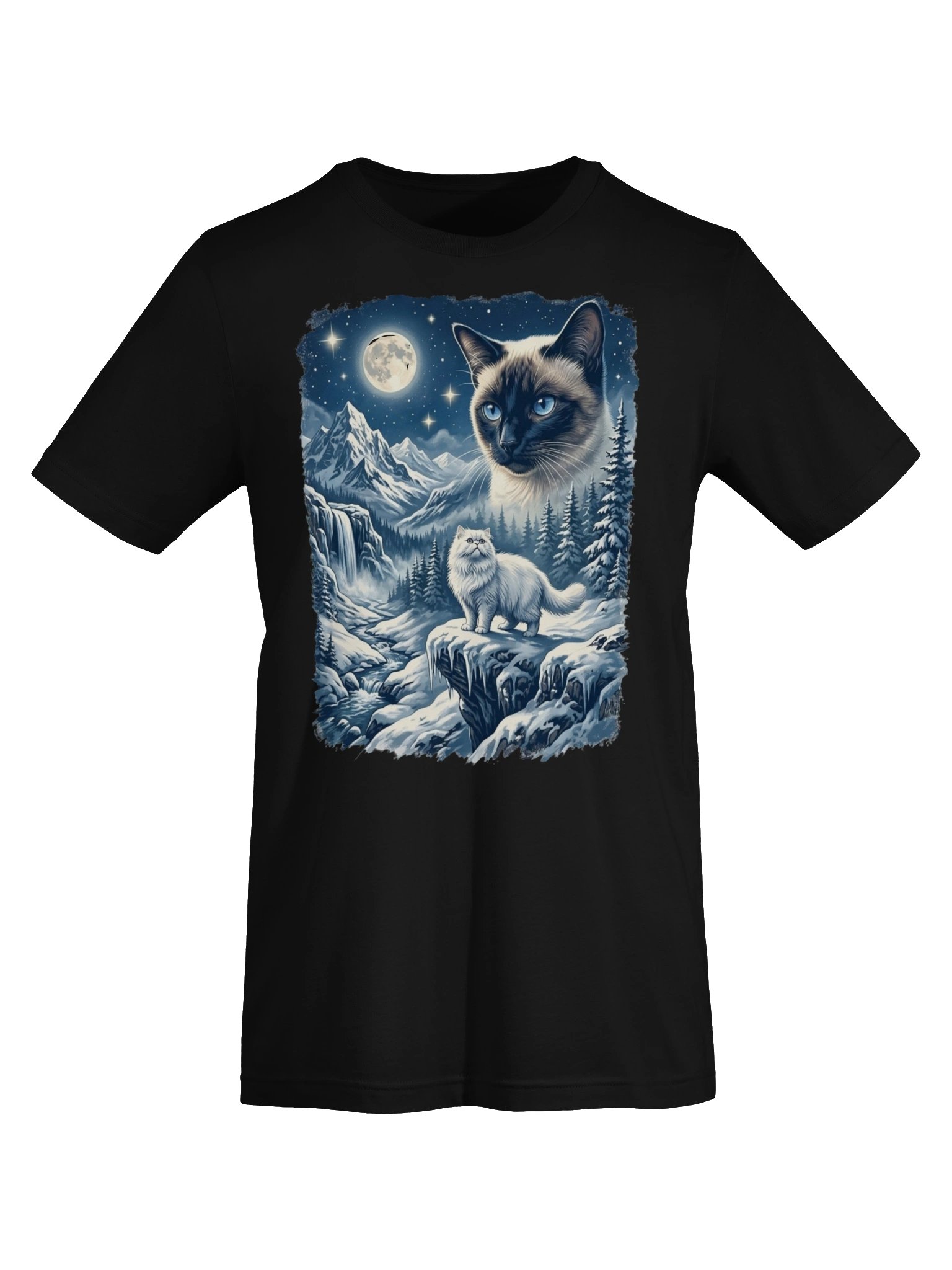 Vintage Mystic Mountain Cats T-Shirt product image (27)