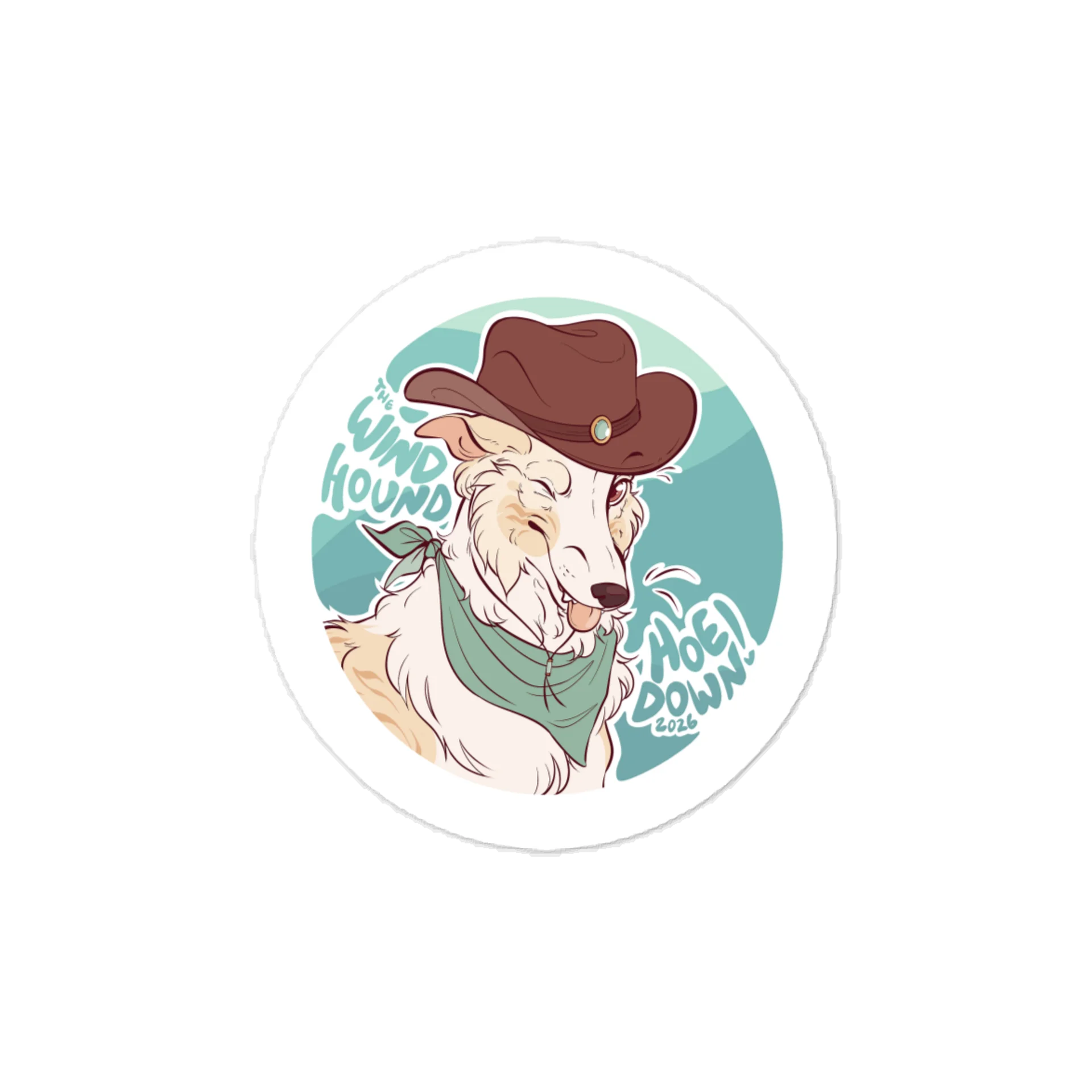 Winky Sundance - Blue - Sticker product image (1)
