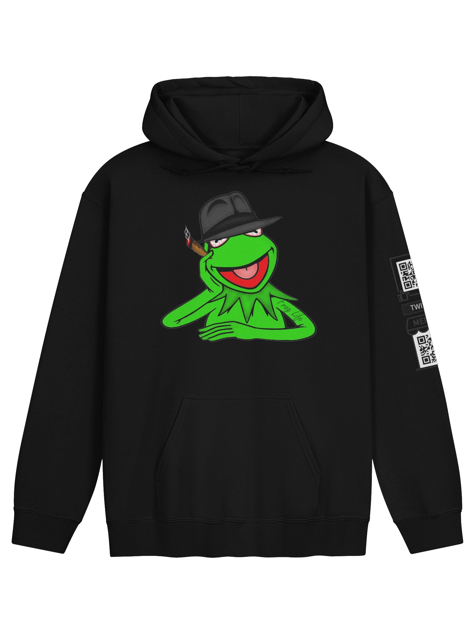 Chill Ride Hard Frog Hoodie w/QR product image (1)