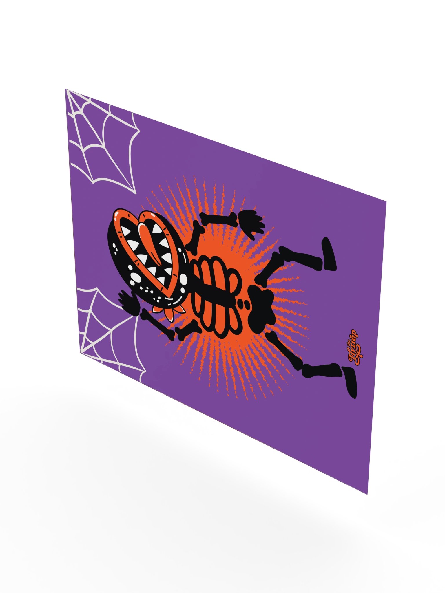 Flytrap Fridays - Dancing Skelly 8" x 10" Poster product image (8)