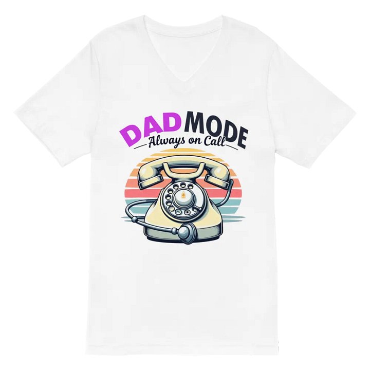 Always on Call Vintage Telephone v-neck Tee product image (2)