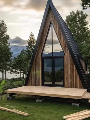 This DIY Print & Build A Frame House got favorited by most of our clients who used our full low cost detailed blueprints to build even with Zero construction experience! Can you build it yourself? Full detailed drawings available in link : https://vironhomes-shop.fourthwall.com/products/af080