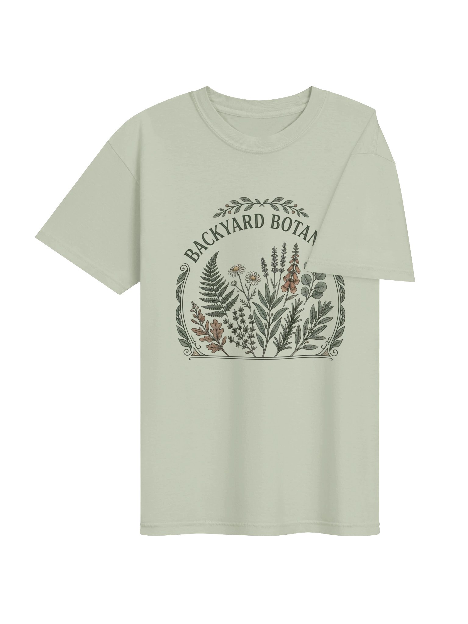 Backyard Botanist T-Shirt – Botanical Nature Graphic Tee product image (6)