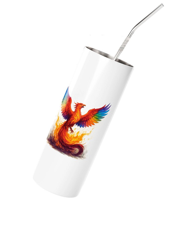Vaso de acero inoxidable El fénix renace de sus cenizas con magia. product image (2)