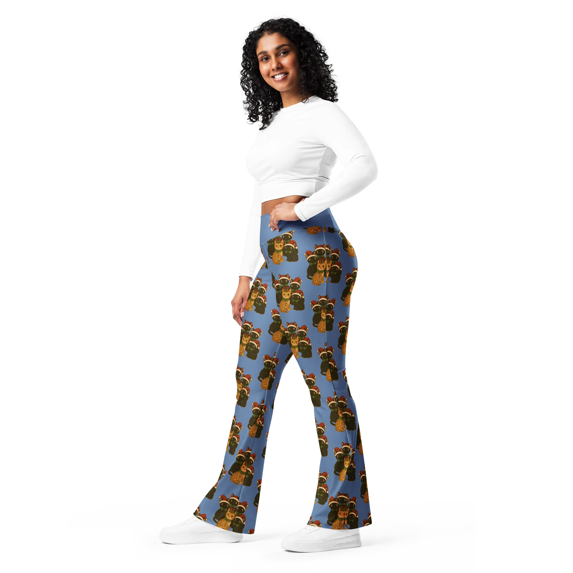 cat brigade winter Flare Leggings product image (11)