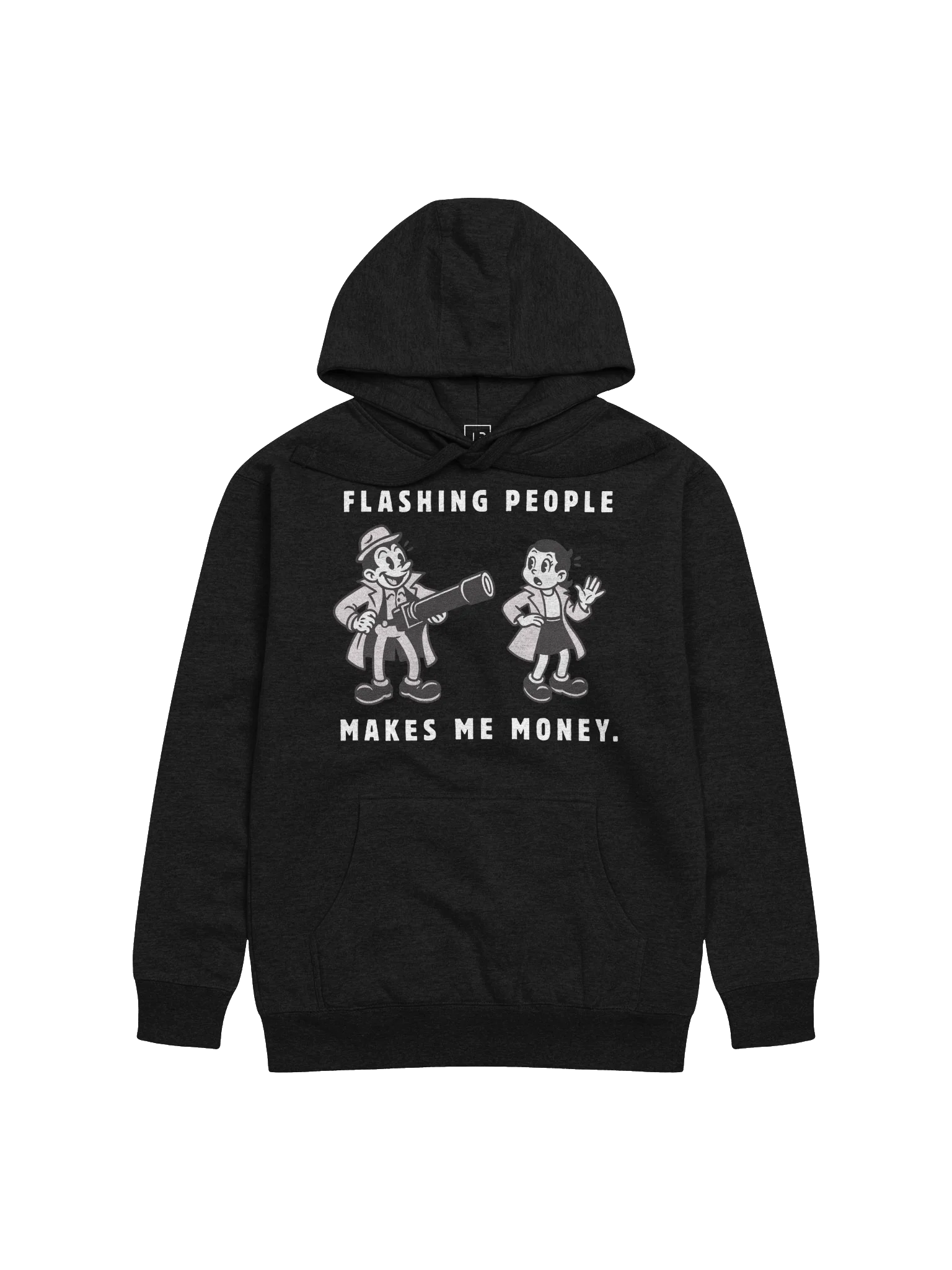 Flash responsibly Vintage Graphic Hoodie product image (1)