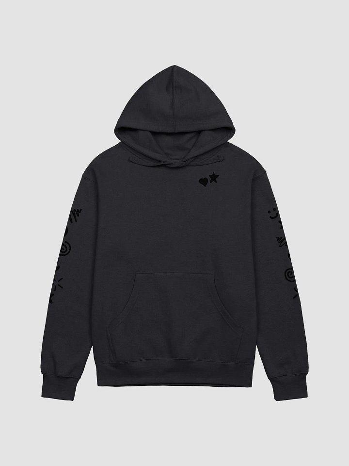 teacups Doodle Hoodie (Black) product image (1)