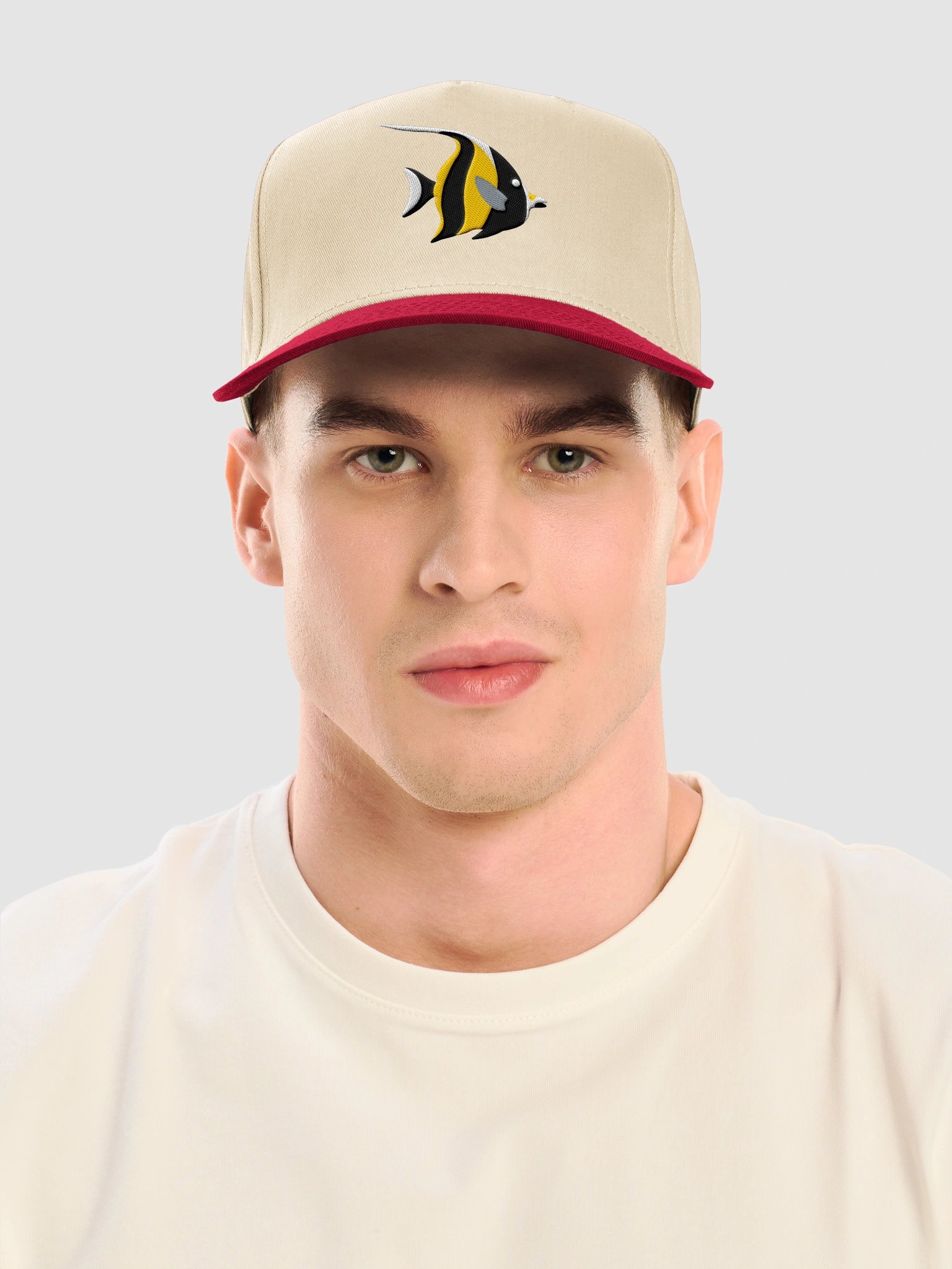 Moorish Idol Mid-Profile Baseball Cap (Embroidered) for Reef and Marine Aquarium Lovers product image (2)
