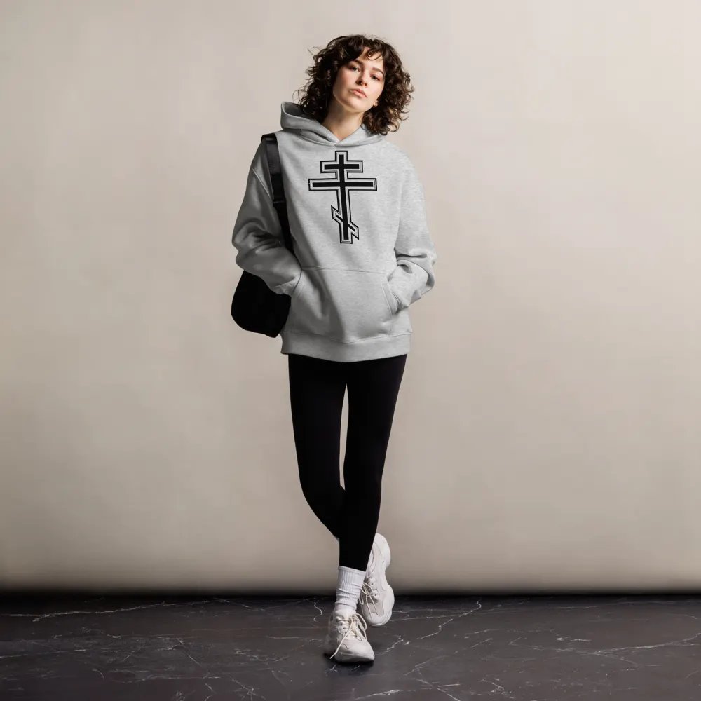 Orthodox Cross Female Pump Cover Hoodie product image (5)