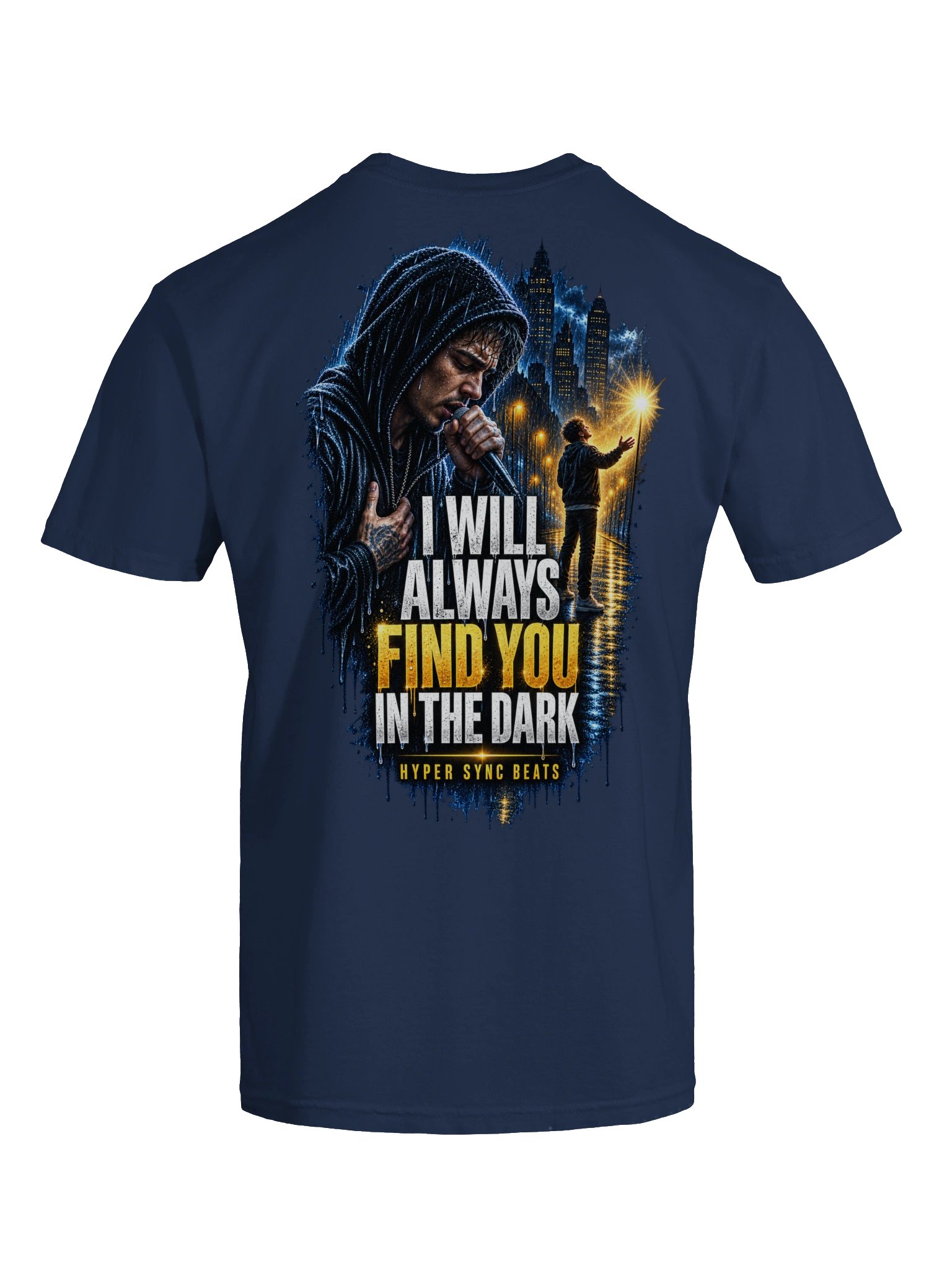 I Will Always Find You in the Dark—Hyper Sync Beats Premium Heavyweight T-Shirt product image (11)