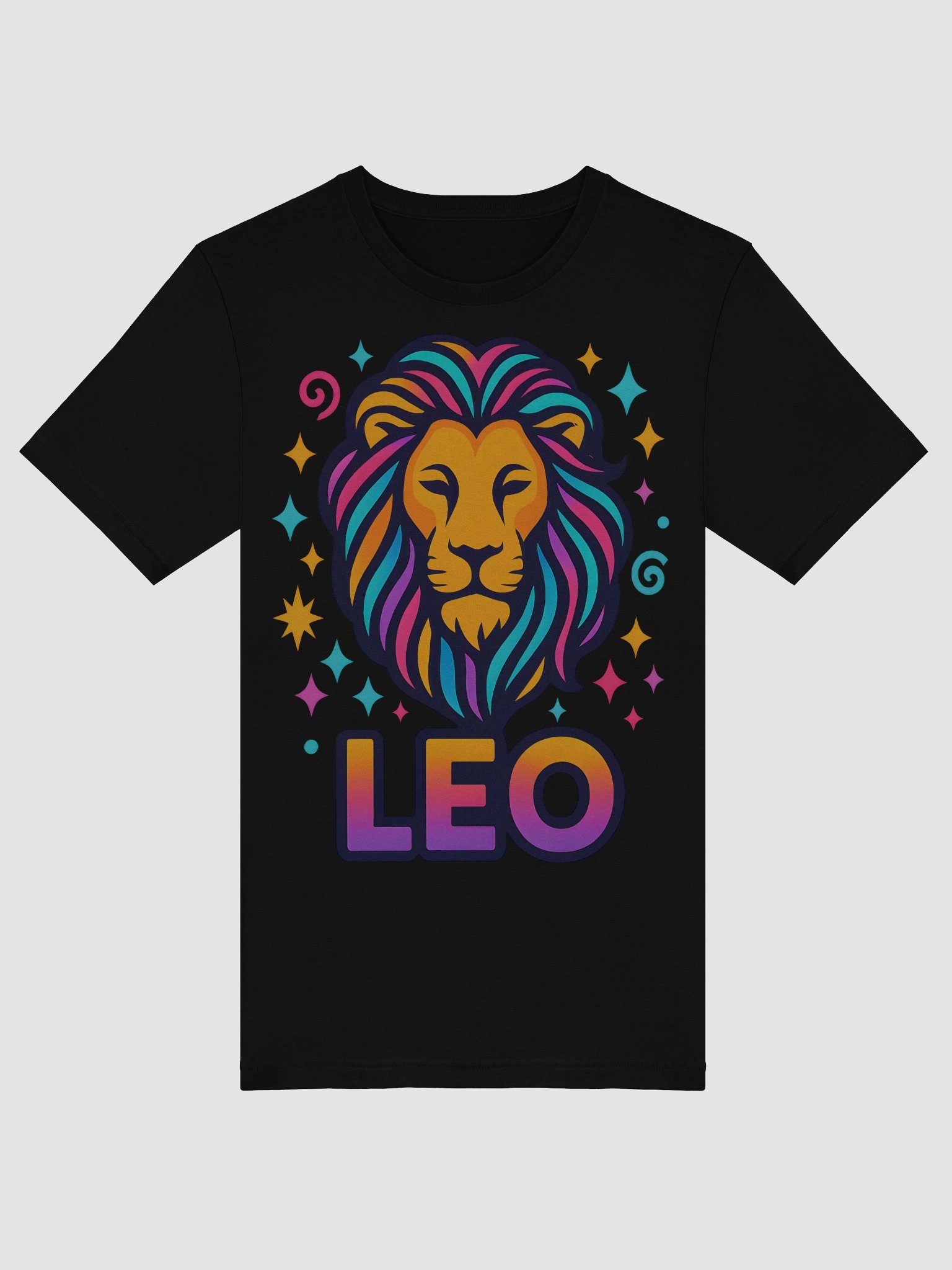Leo Zodiac Sign T-Shirt – Bold & Radiant Star Sign Design product image (5)
