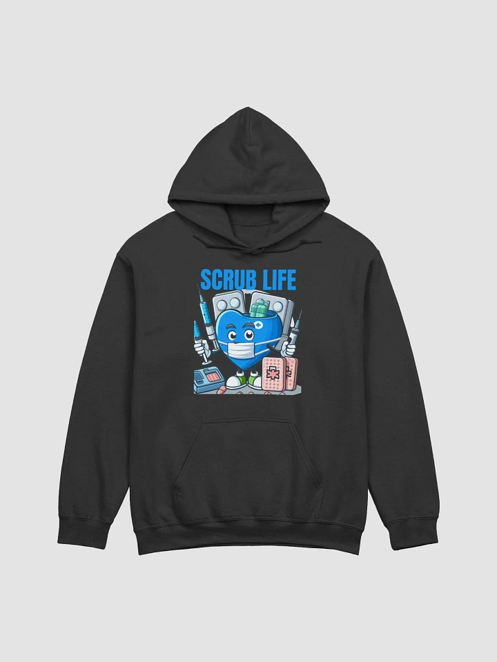 Scrub Life Cartoon Heart Hoodie product image (3)