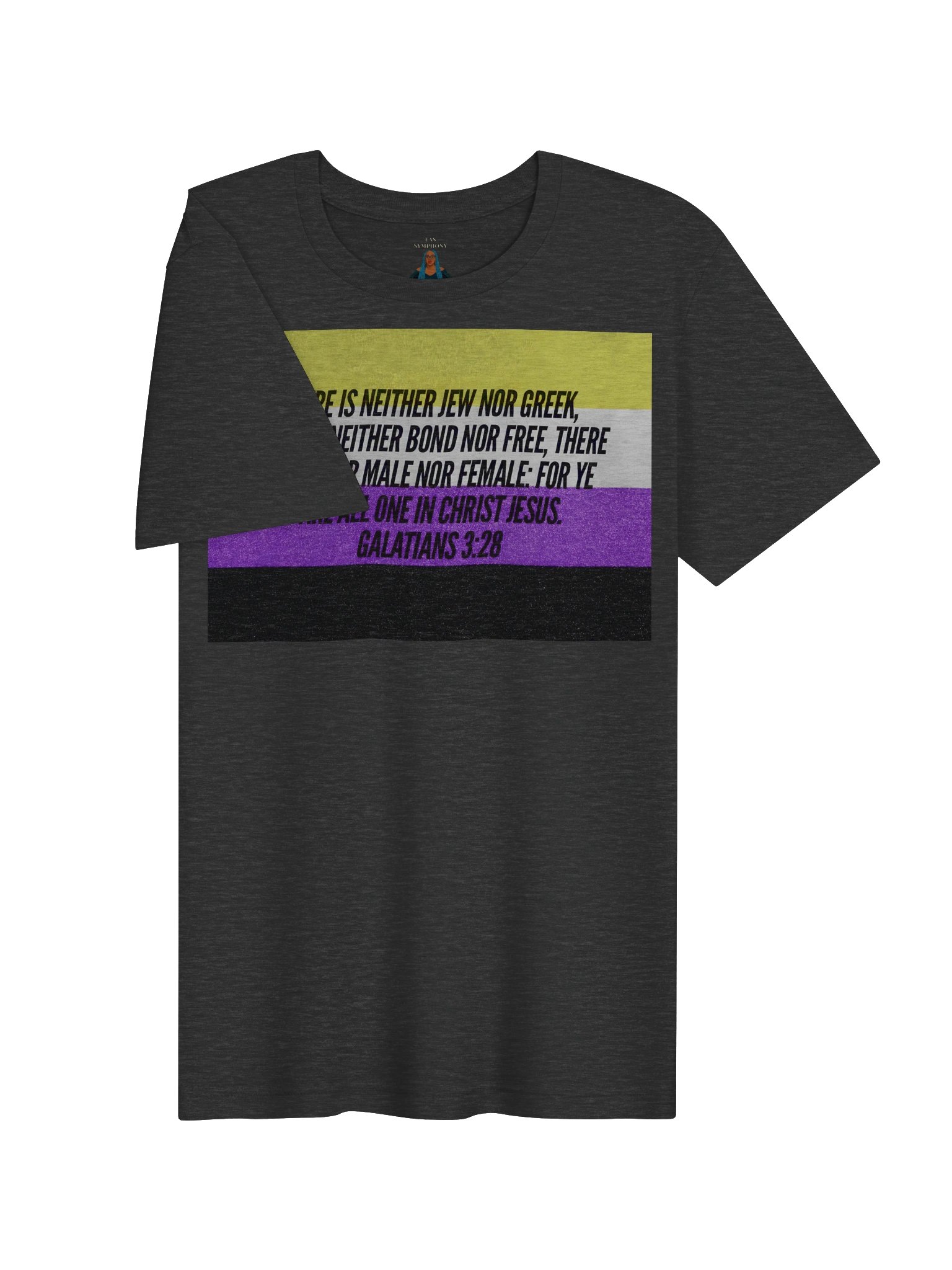 Galatians 3:28 Nonbinary Unity Tee product image (3)