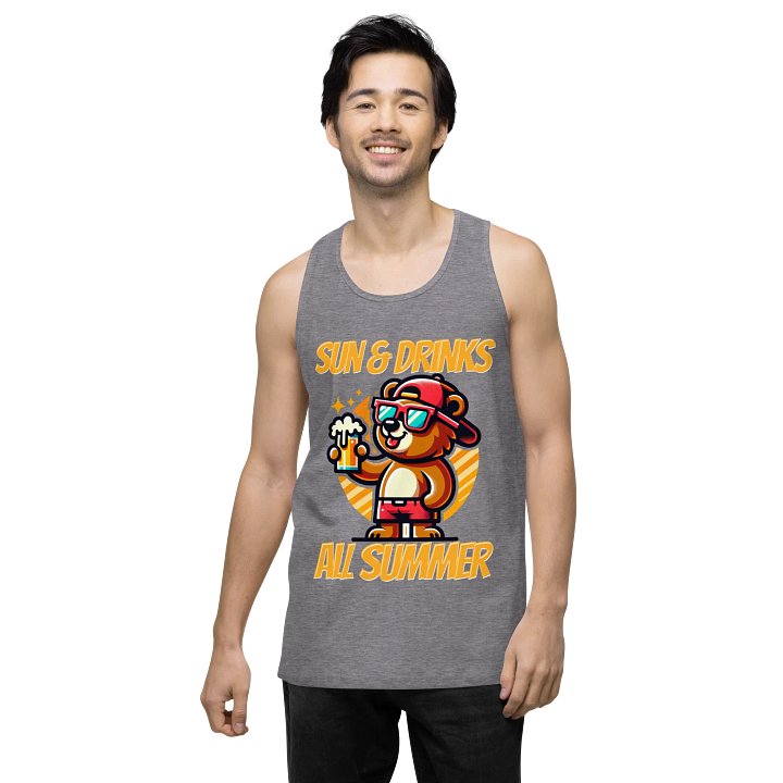 Summer Vibes Bear Tank Top product image (61)