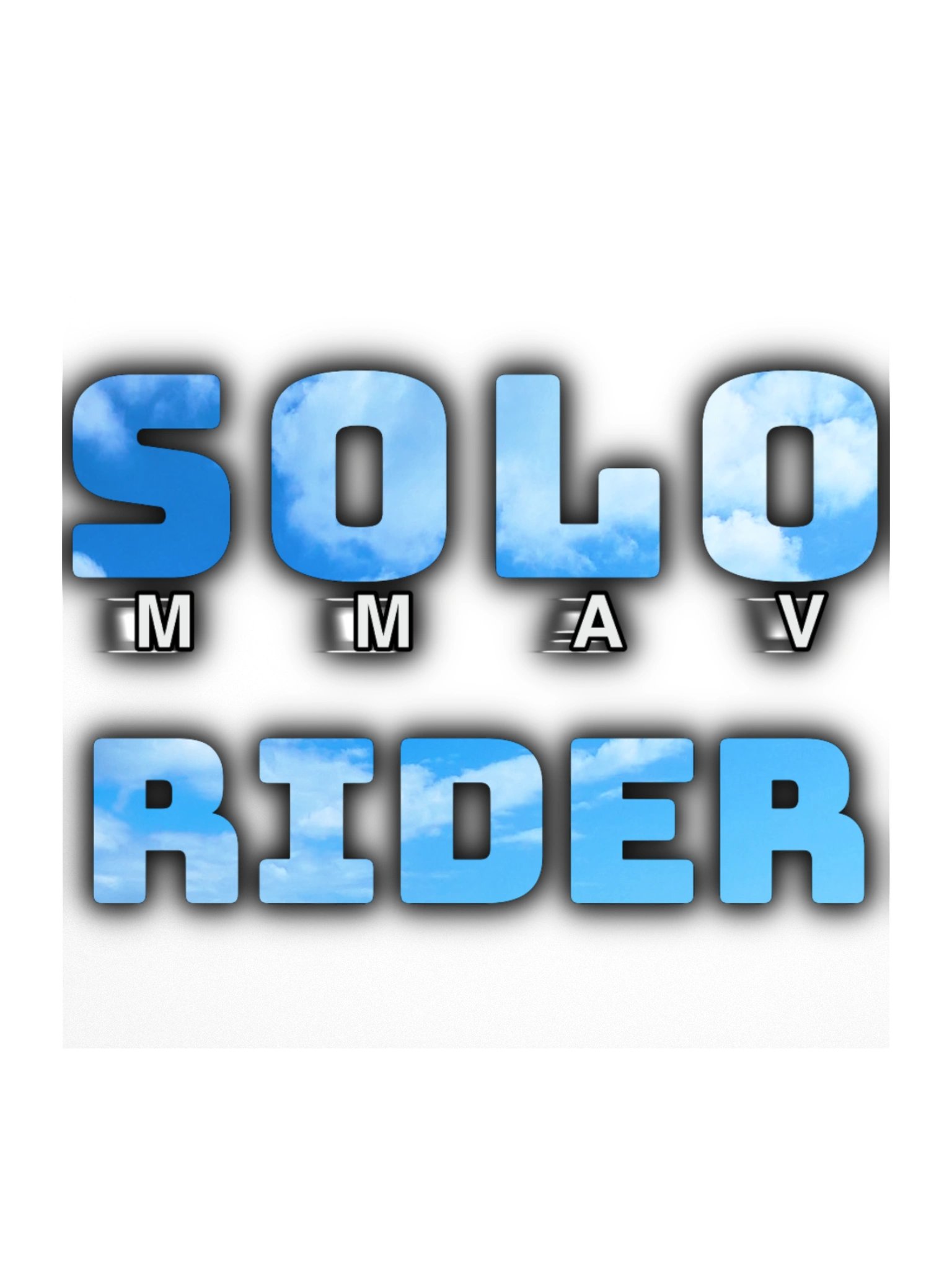 MMAV Sticker Kiss Cut: Solo Rider product image (1)