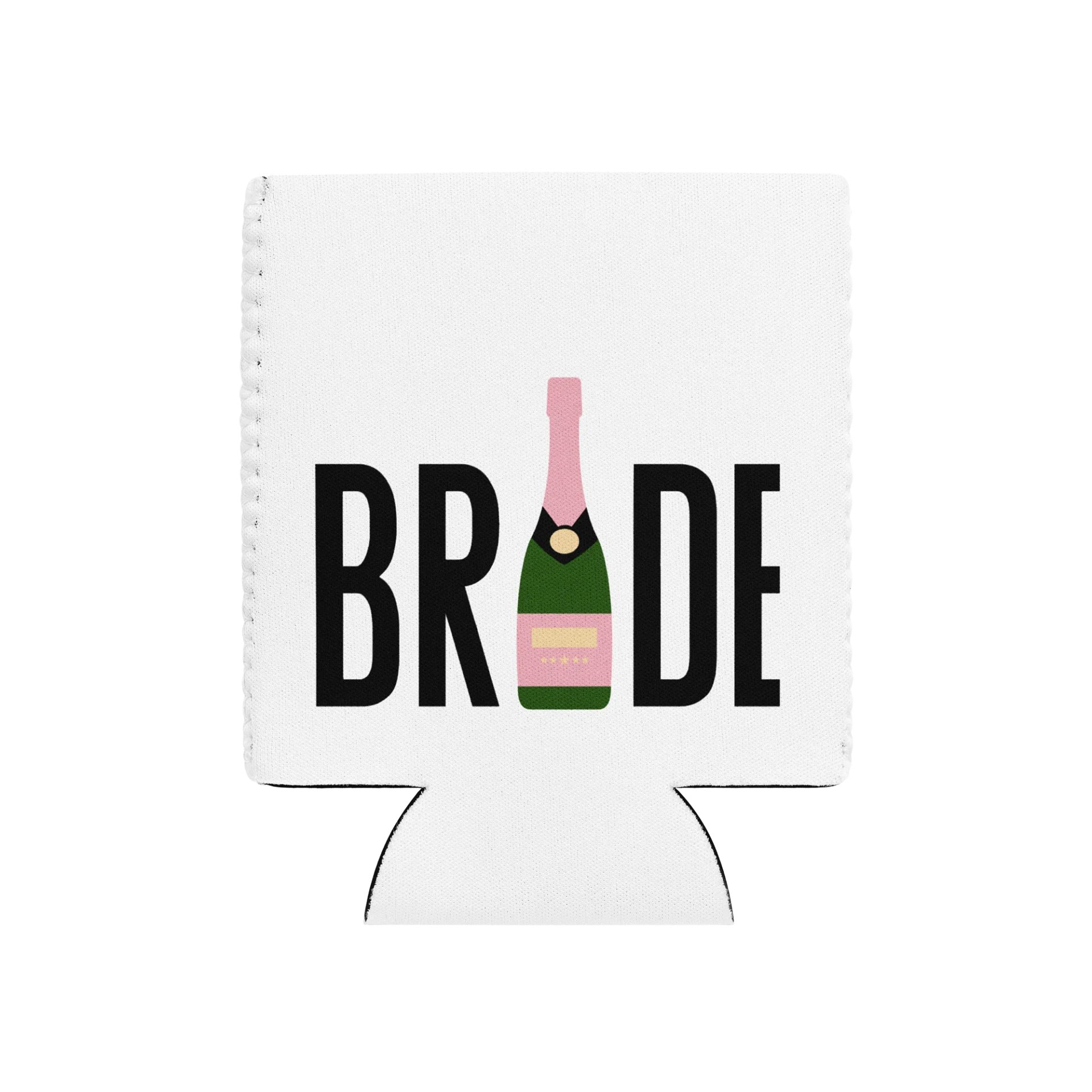 🥂Bride Drink Koozie – Champagne Bottle Wedding Can Cooler | Bachelorette Party Favor, Bridal Shower Gift product image (1)