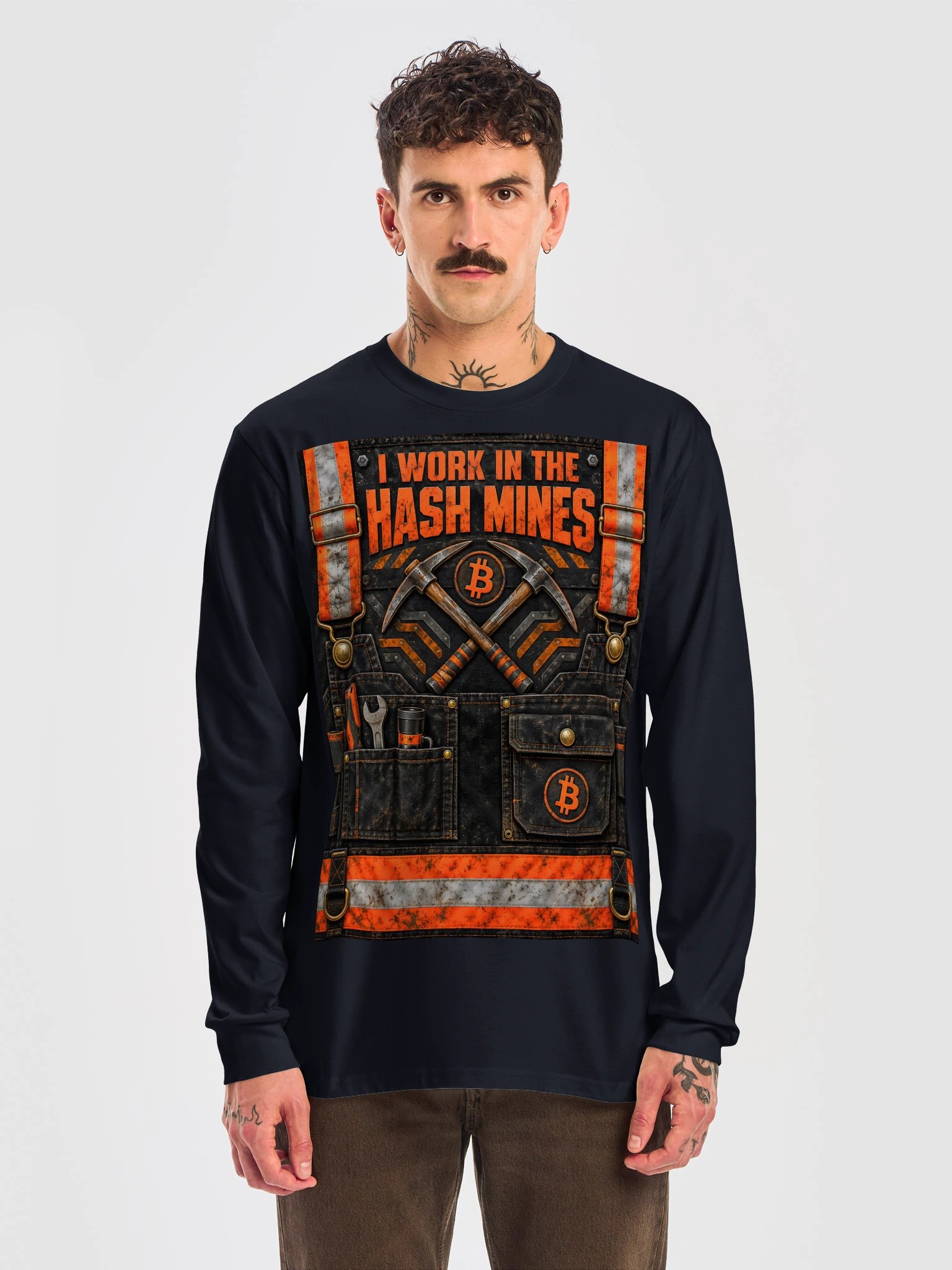 AS Colour Classic Long Sleeve Tee | Bitcoin Only Shop product image (5)
