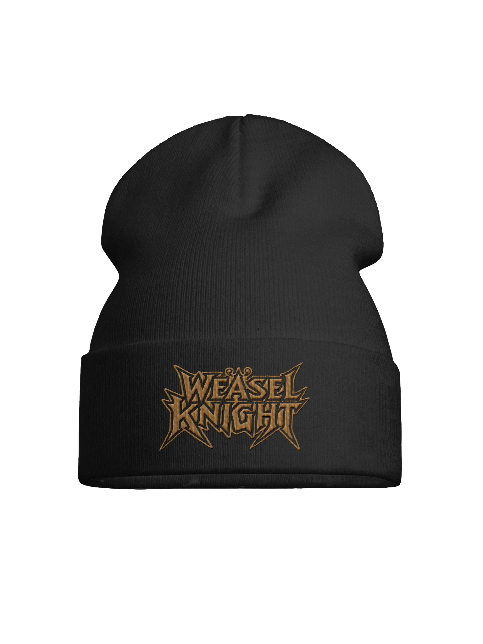 Weasel Knight - Metal Logo Beanie product image (1)
