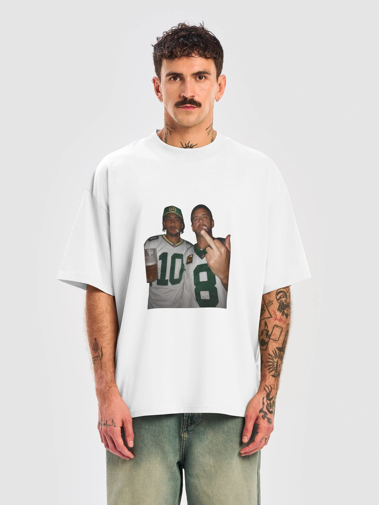 Jordan Love Aaron Rodgers Smoking Shirt product image (2)