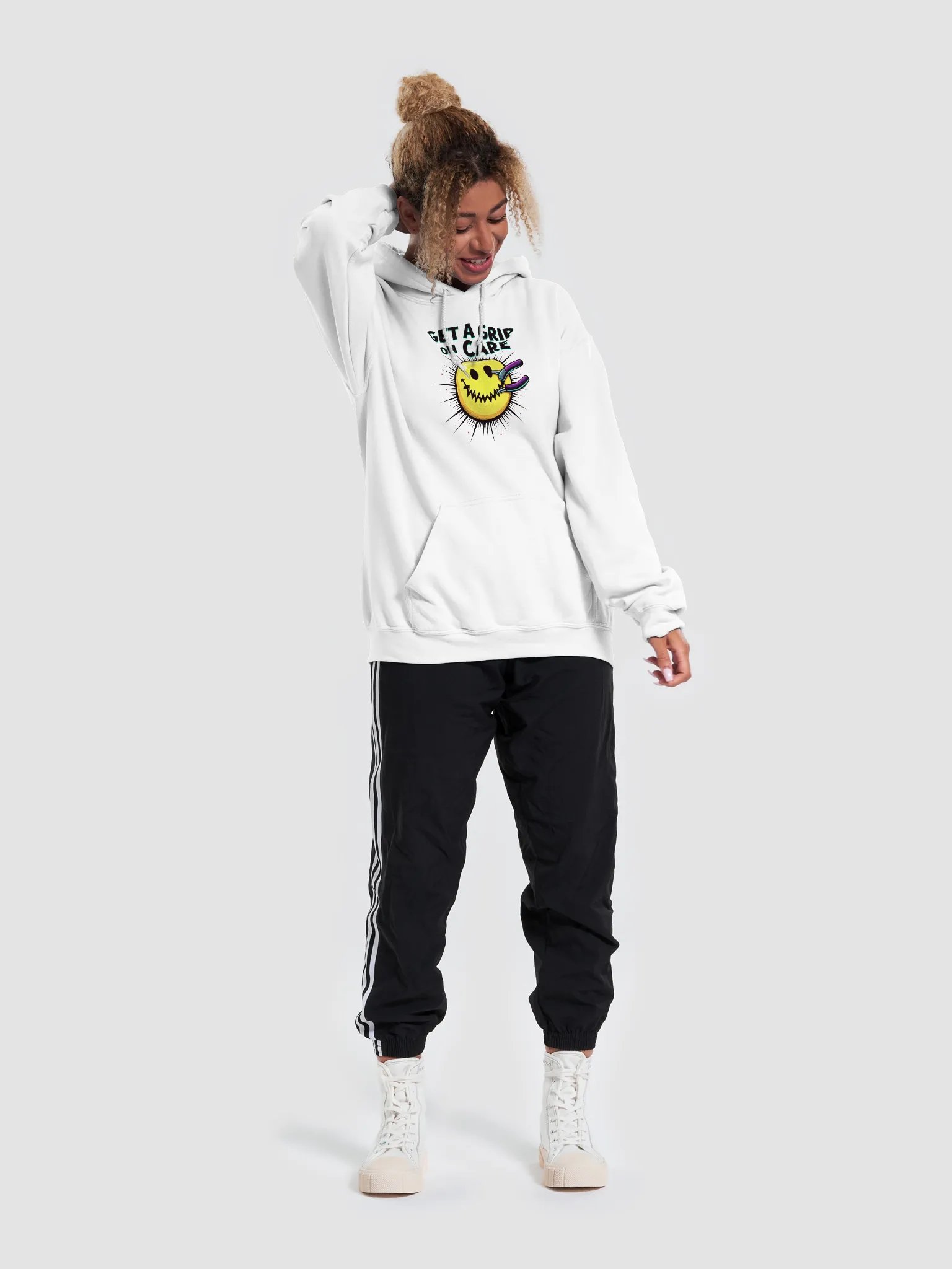 Twisted Smiley Grip Hoodie product image (56)