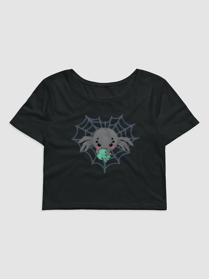 Fuzzy Jumping Spider Crop Top product image (2)
