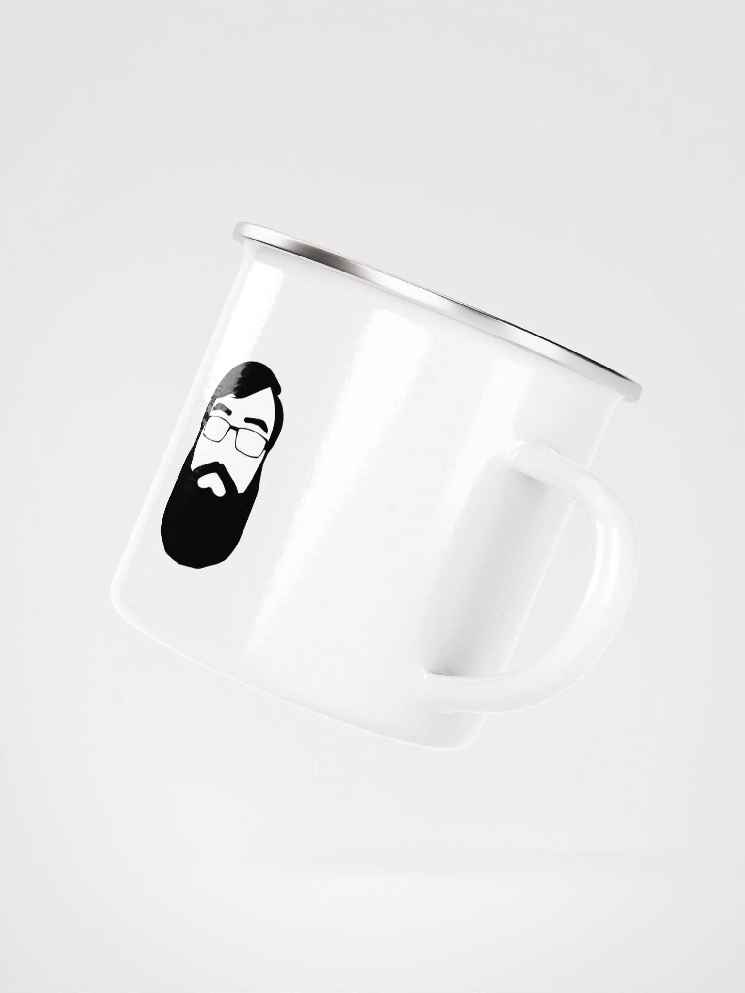 "It just takes time" Enamel Mug (Lefty Flip) product image (3)