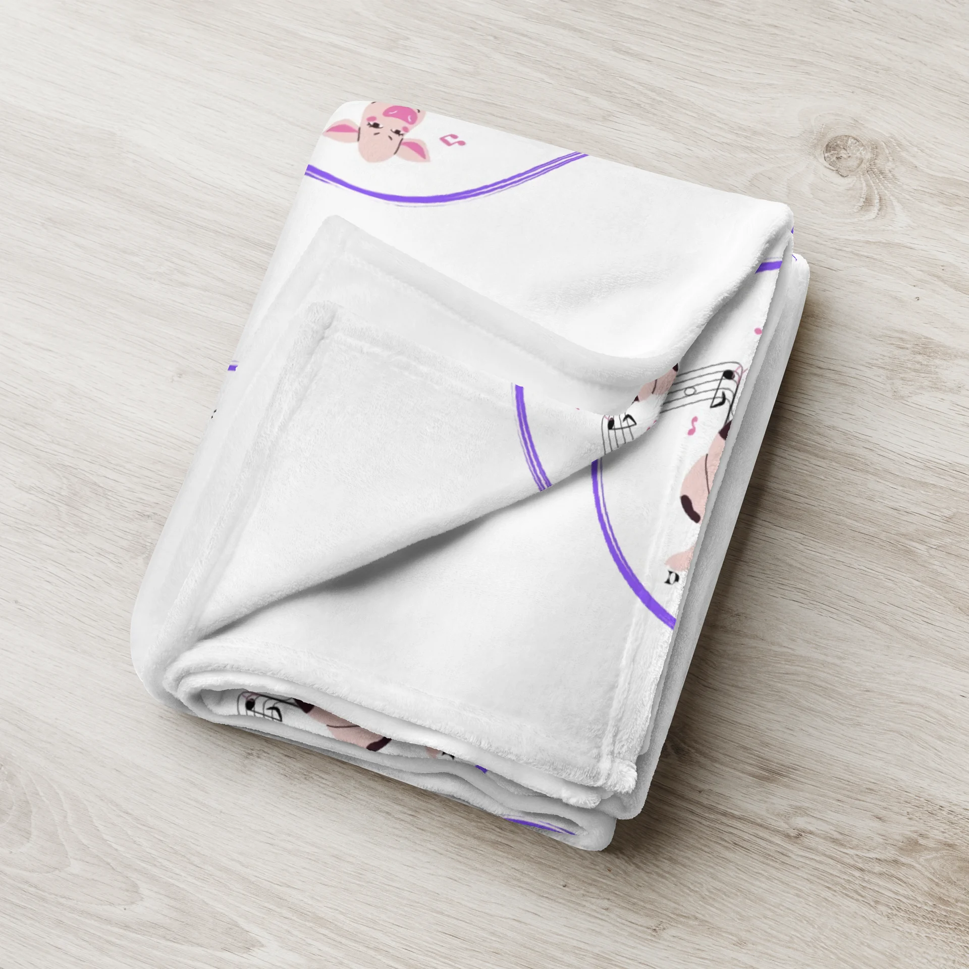 Enchanted Dancing Cow Throw Blanket product image (8)
