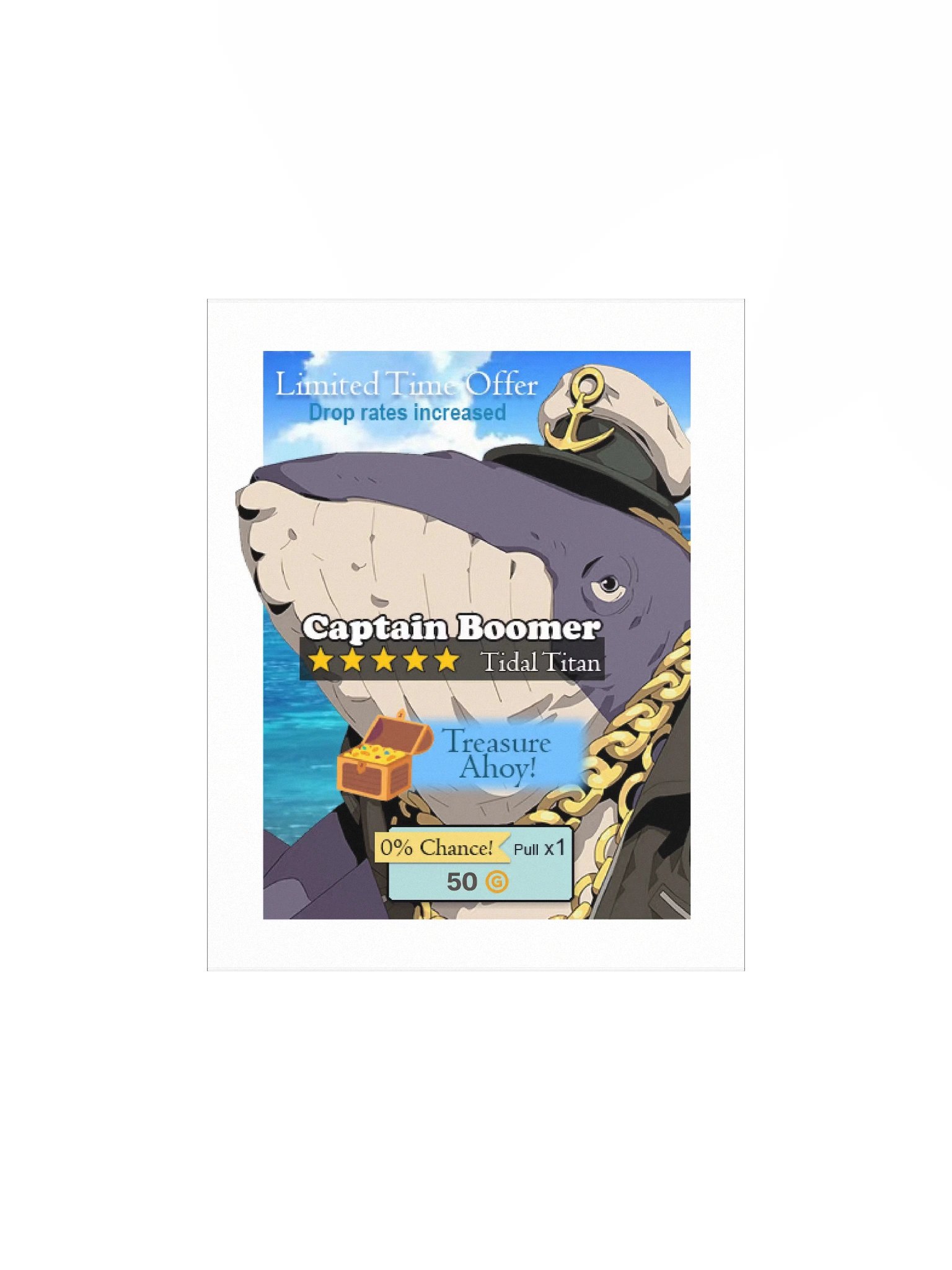 Captain Boomer Gacha Poster product image (4)