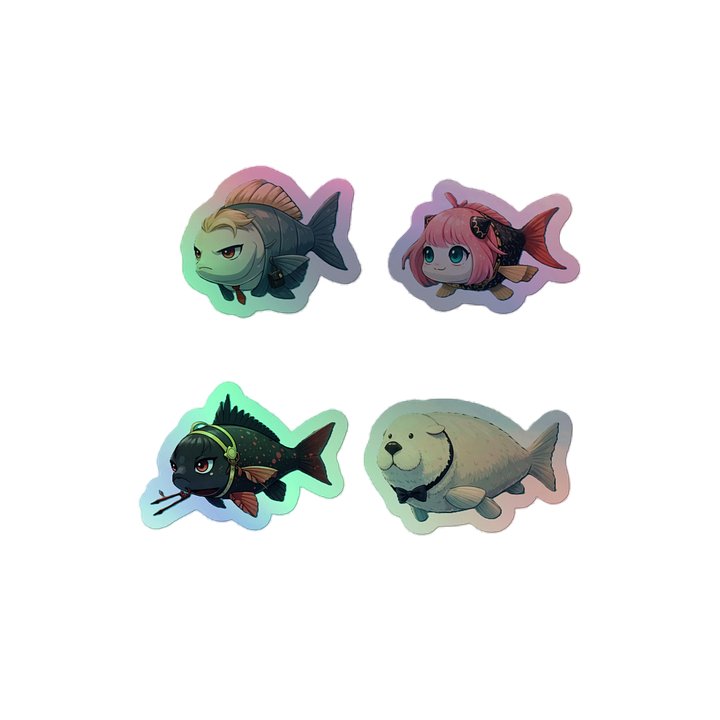 spy x school Holographic Sticker Set product image (2)