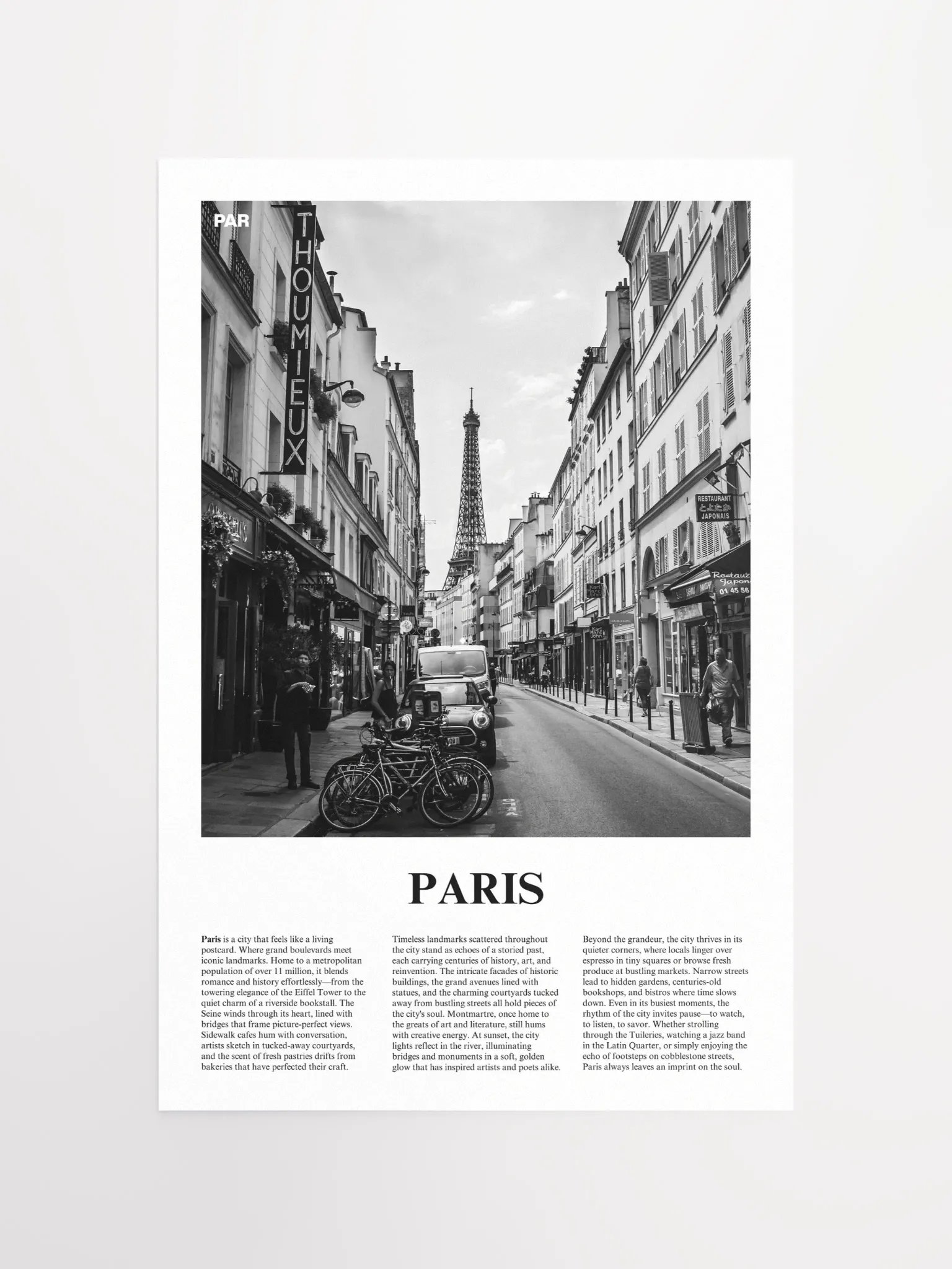 Paris 04 Newspaper Poster product image (5)