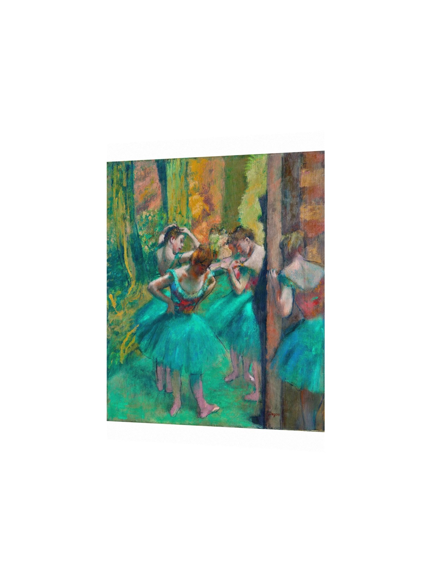 Dancers, Pink and Green — Small Poster product image (2)