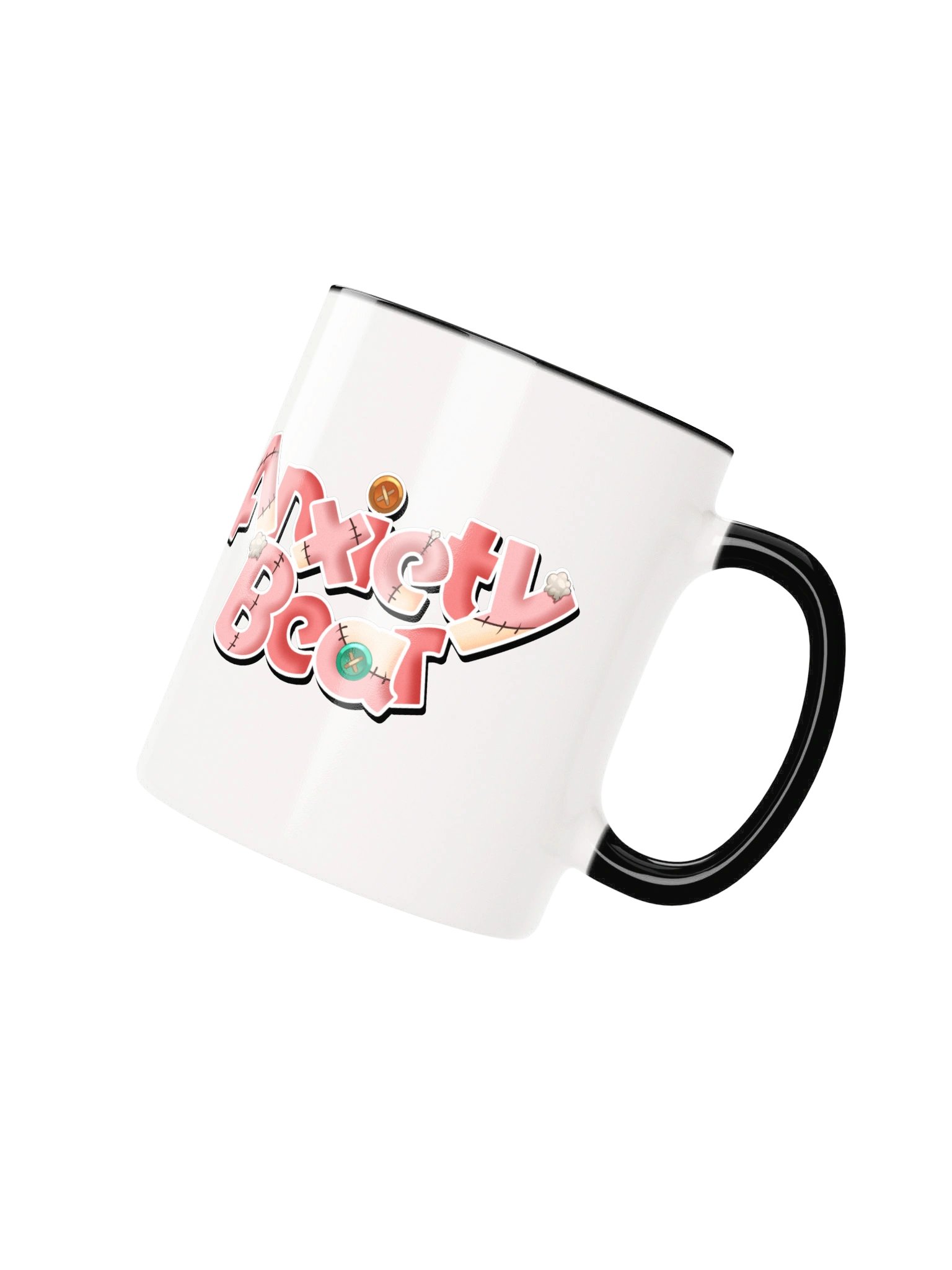 Anxiety Bear Chibi Human Mug with little Nyxxie Bat product image (21)