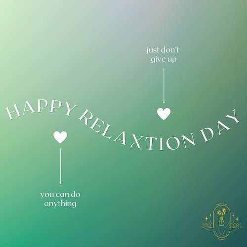 💚 Happy Relaxation Day 💚

Don't forget to take time for yourself today. You deserve it! 🌿✨

#relaxationday #stonerselfcare