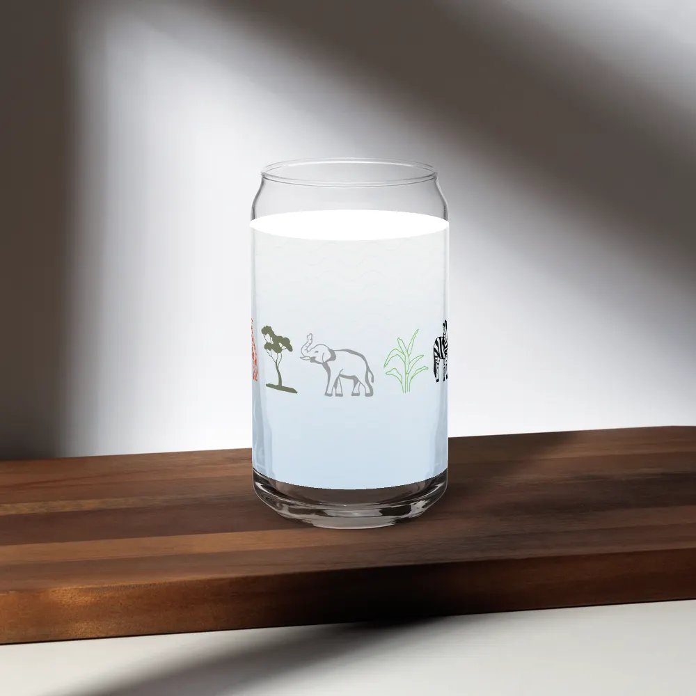 Savanna Serenity Can-Shaped Glass product image (5)