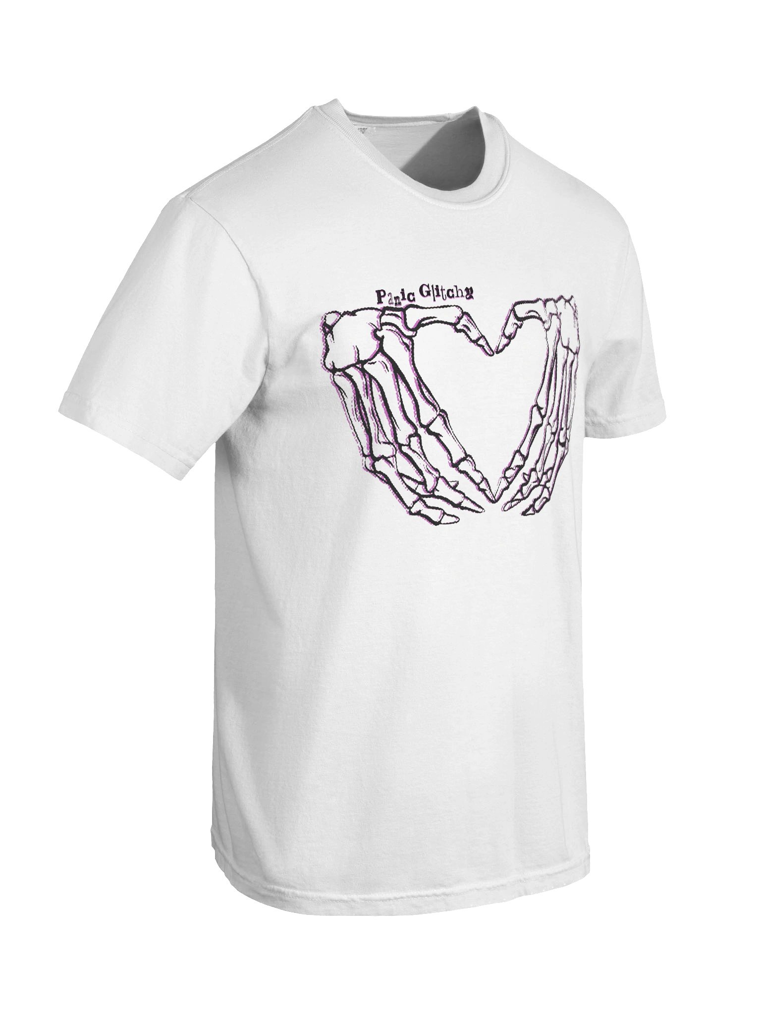 Glitchy Heart & Bones Tee product image (20)