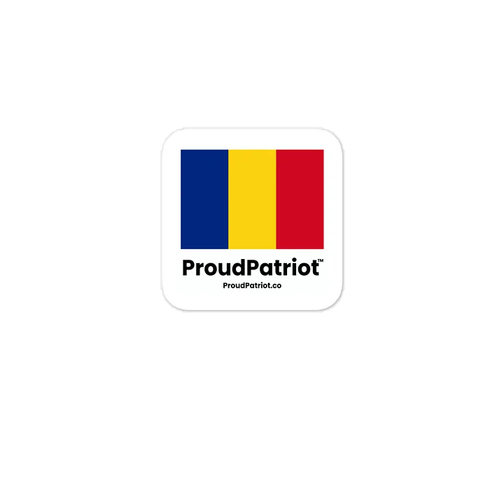 Romania Flag Vinyl Sticker product image (1)