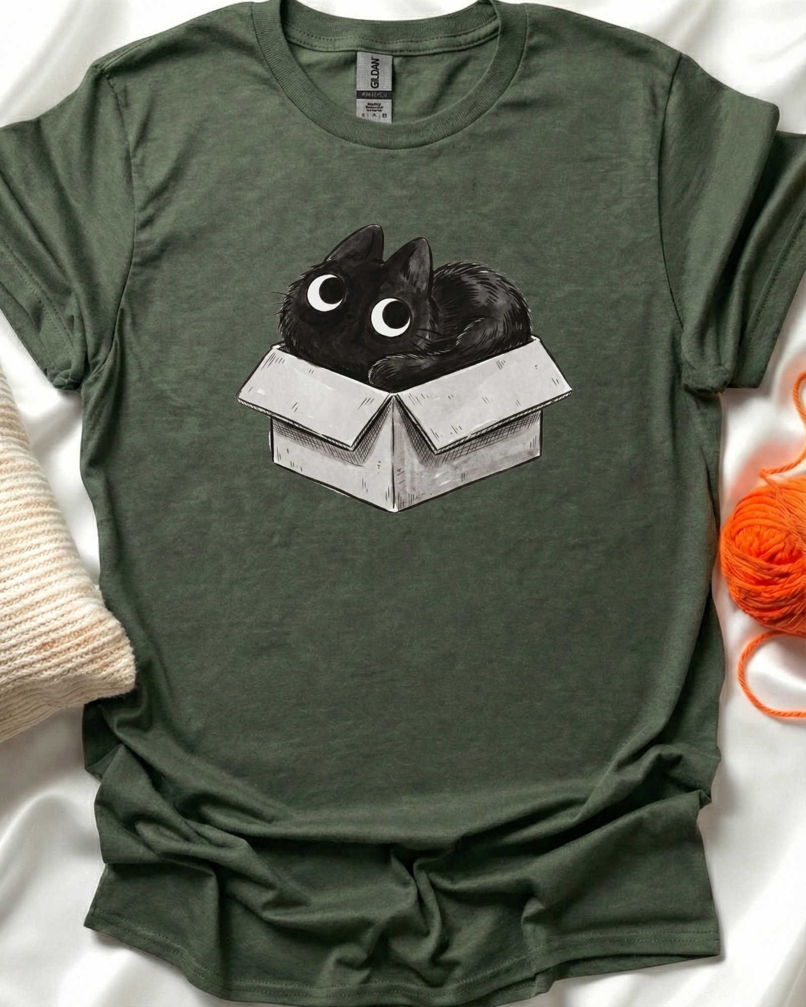 Boxed Cat T-Shirt product image (1)