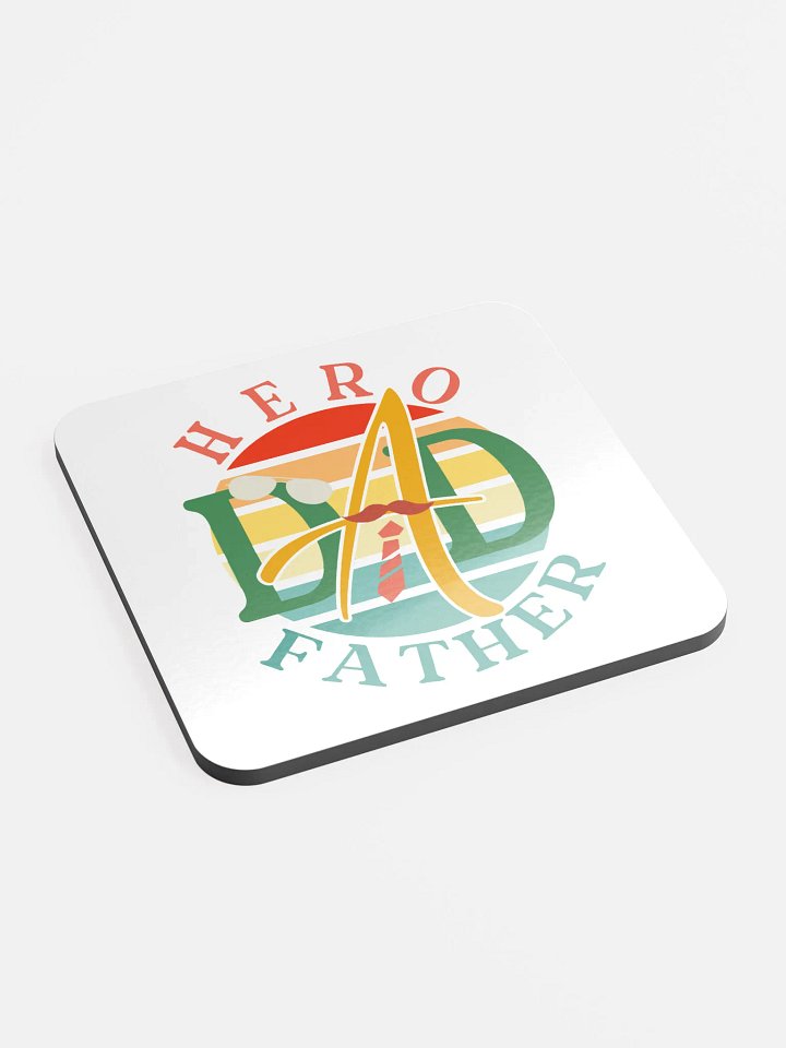 Sunset Hero Dad Father Coaster product image (1)