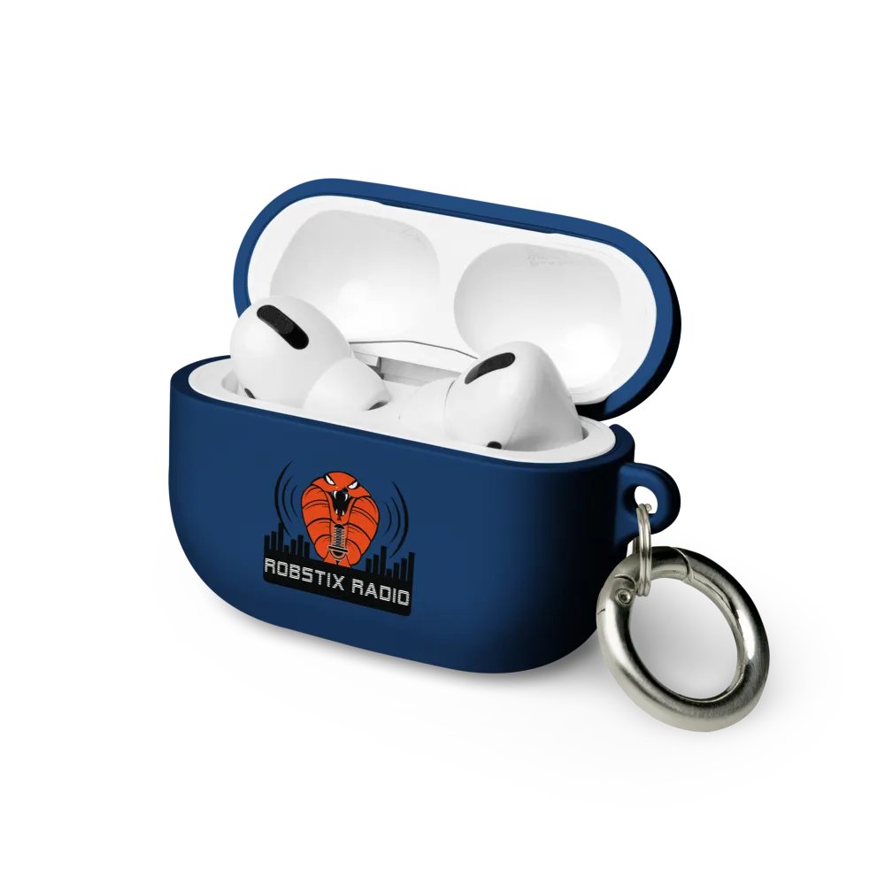 ROBSTIX RADIO AIR POD CASE BLUE product image (19)