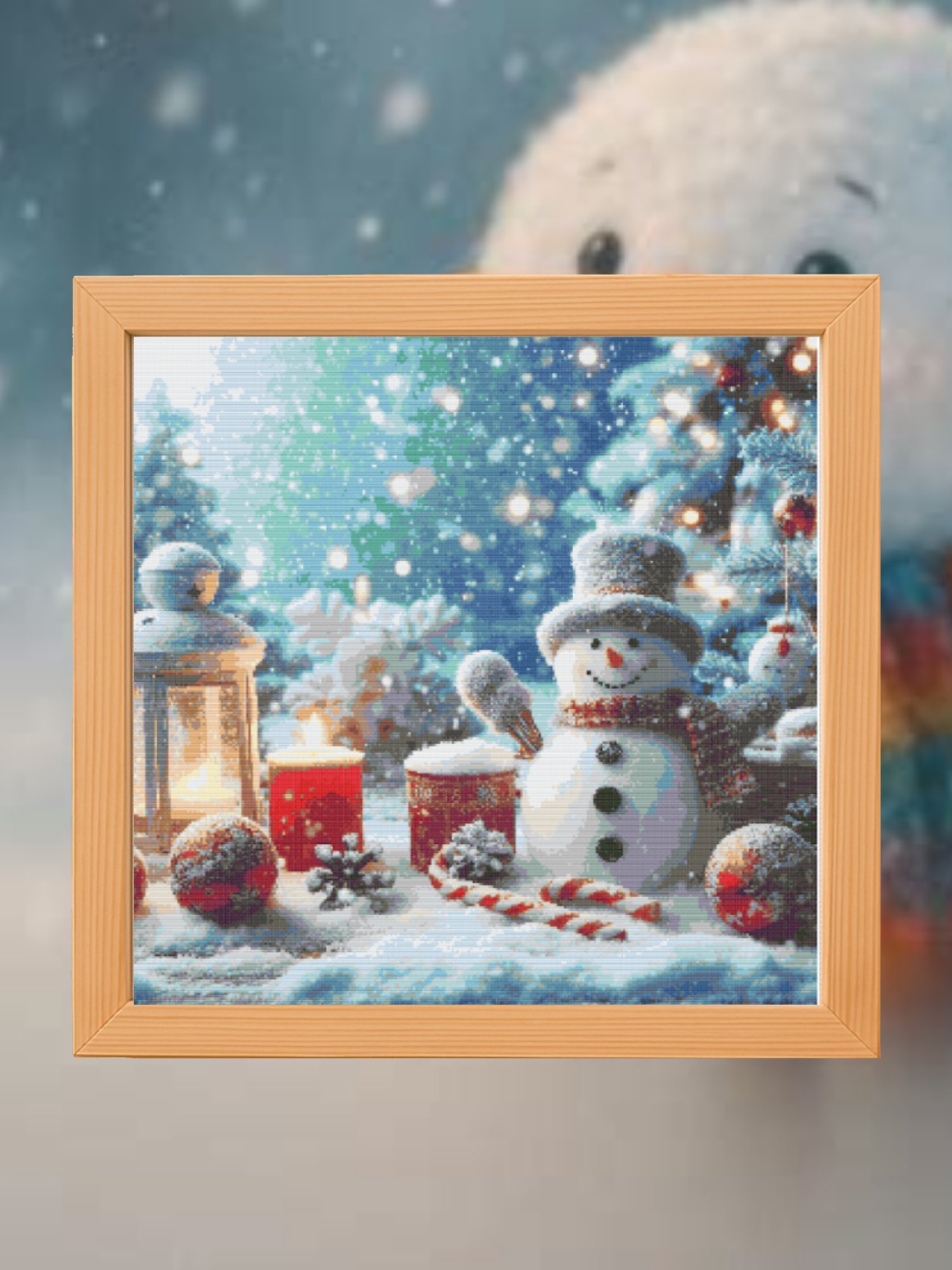 Frosty's Wonderland Cross Stitch Pattern product image (1)