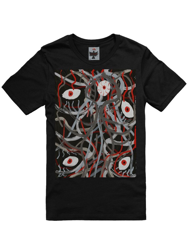 Tangled Ribbons: Bold Abstract Art Tee product image (1)