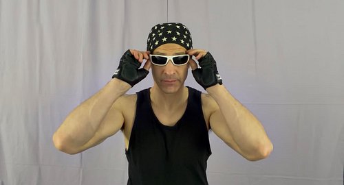 Bandana? Check. Sunglasses? Check. Camera? Check. Time to Macho 😎 #ContentCreator #StayTuned