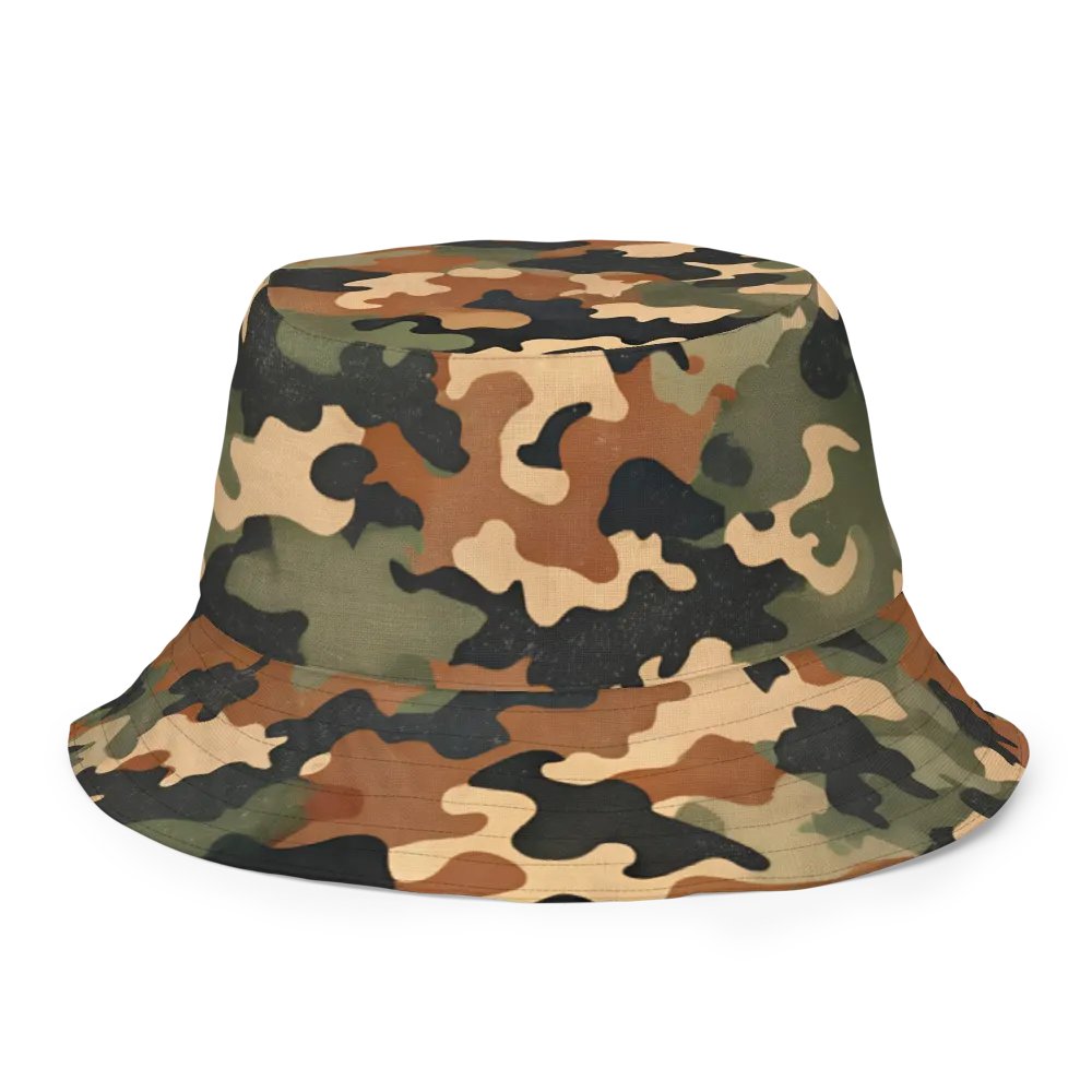Versatile Camo Reversible Bucket Hat product image (7)