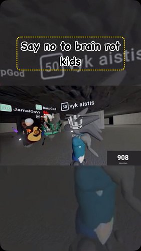 Say no to brain rot

#recroom #recroomvr #recroommemes #recroomcommunity #recroomfriends #recroomhighlights #recroomstream #s...