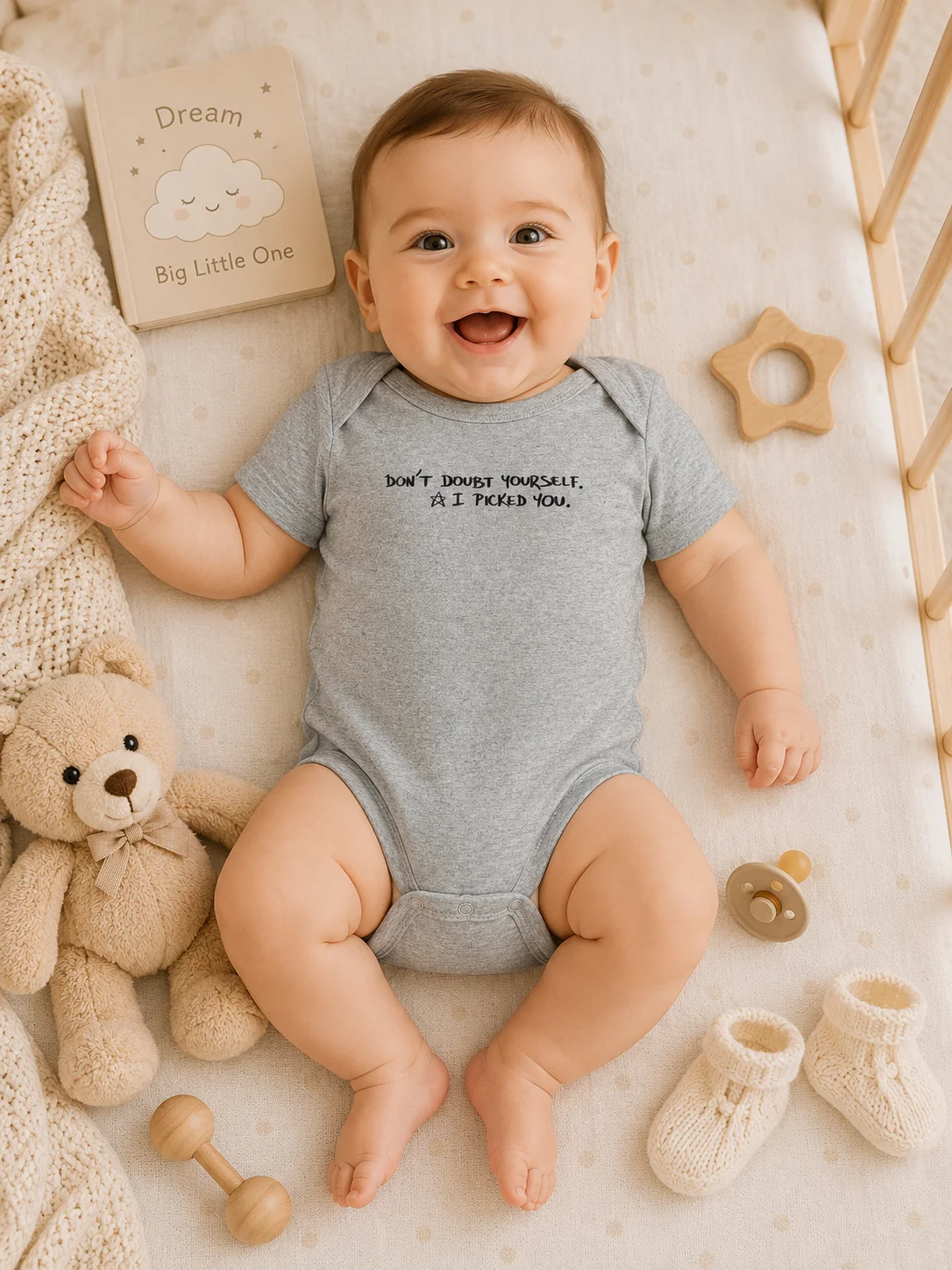 Meaningful Baby Bodysuit Handwritten Quote Newborn Gift Baby Shower Gift Coming Home Outfit Sentimental Baby Onesie product image (10)
