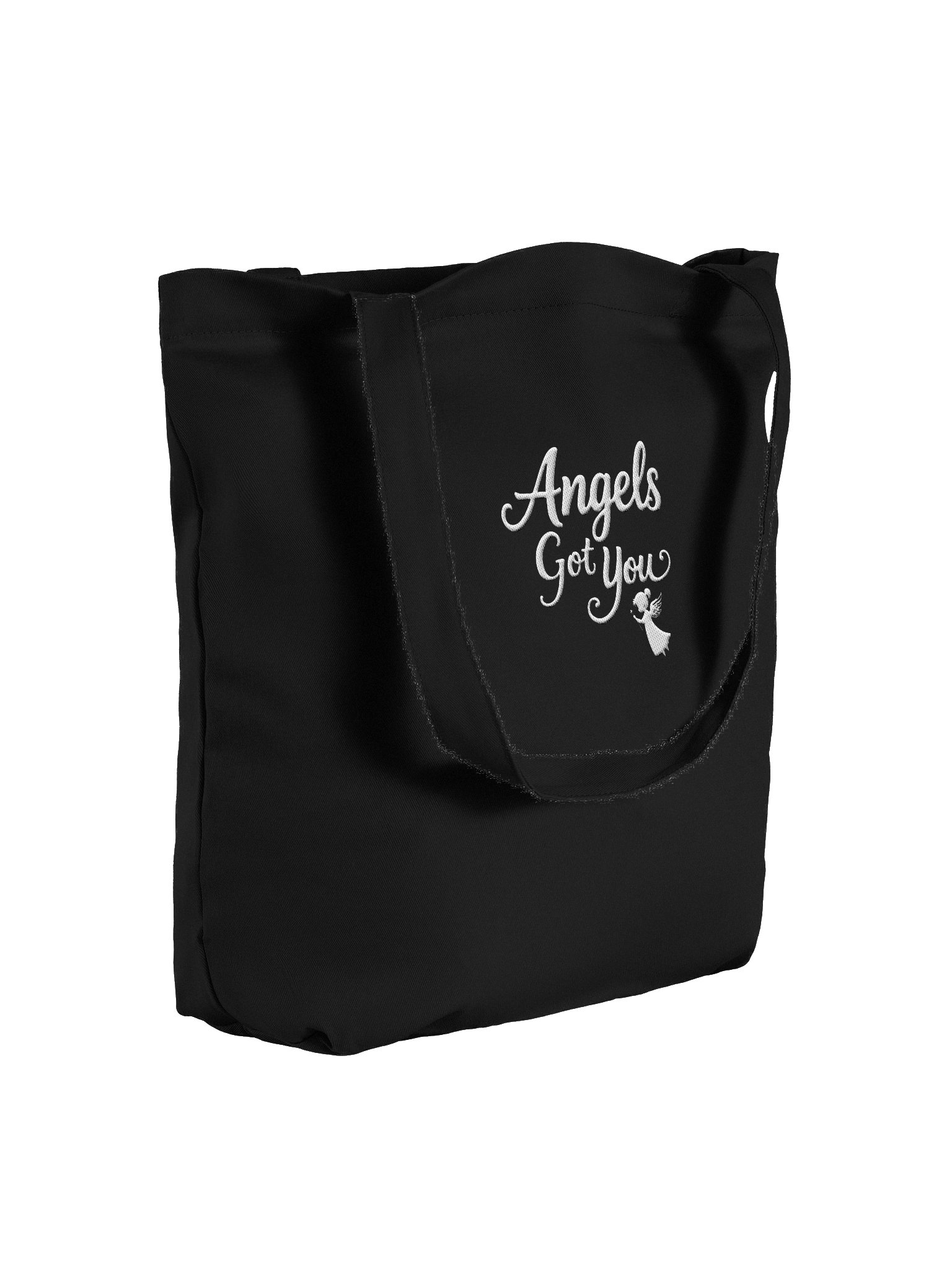 Angels Got You Eco-Friendly Tote Bag with Embroidery product image (5)