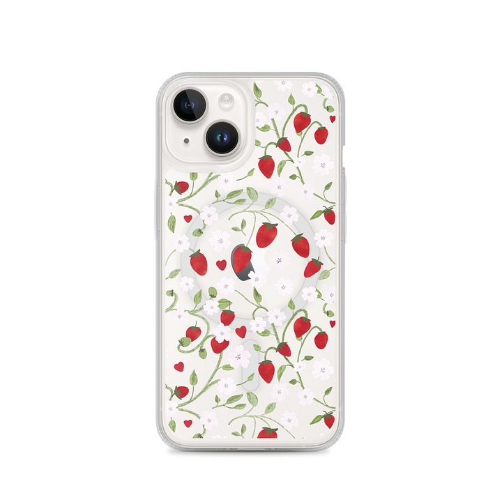 Strawberry Fields iPhone® MagSafe® Clear Case product image (4)