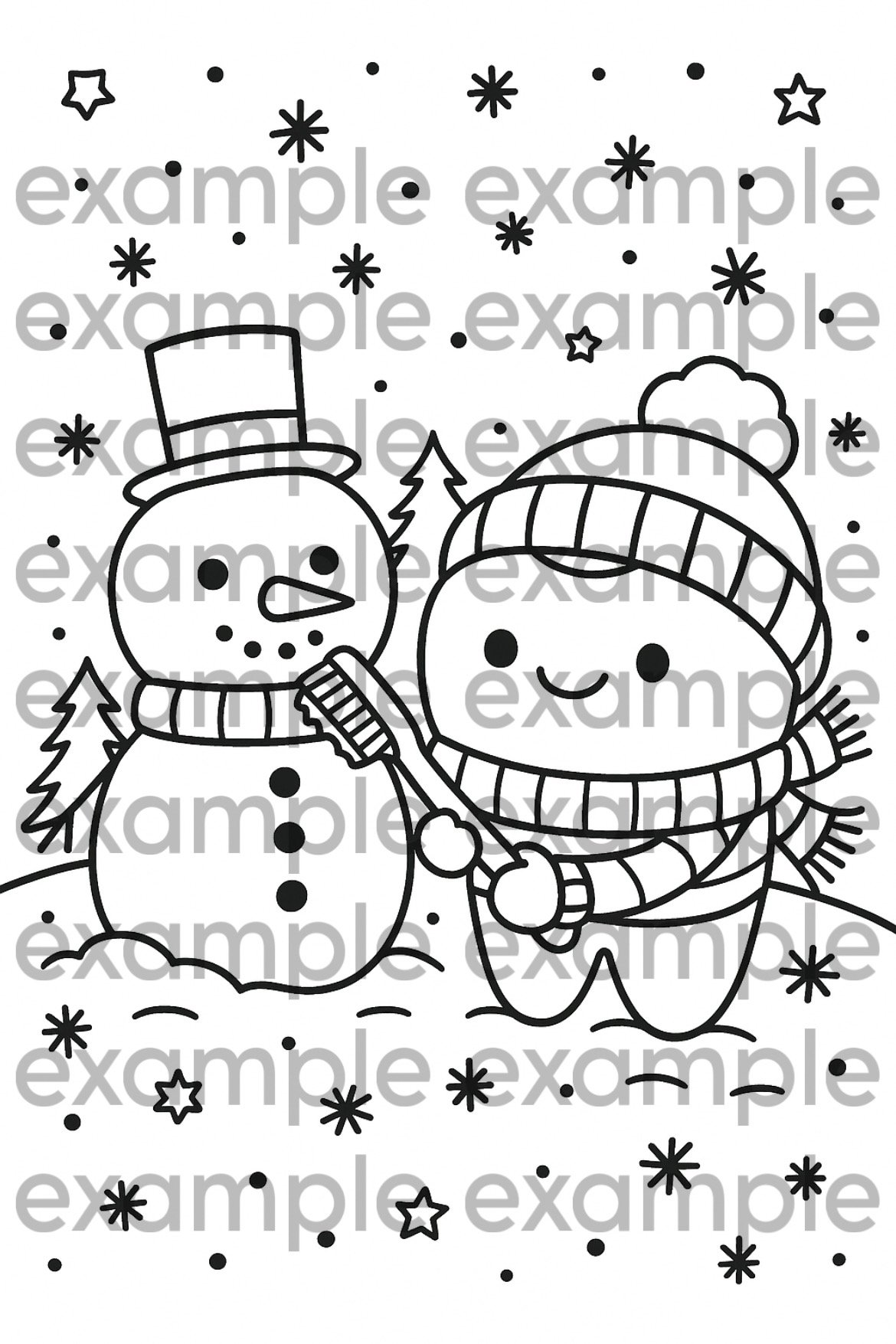 Winter Wonderland Coloring Pages product image (2)